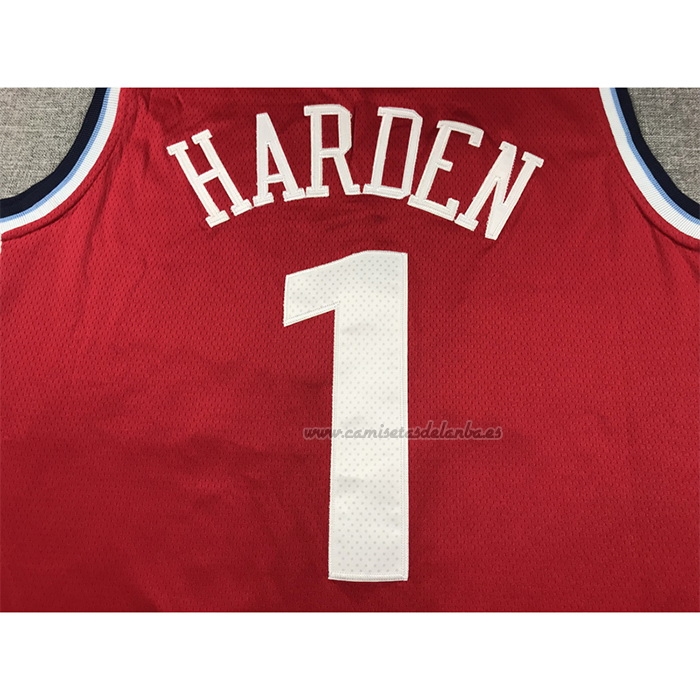 Camiseta Los Angeles Clippers James Harden NO 2 Statement 2024-25 Rojo